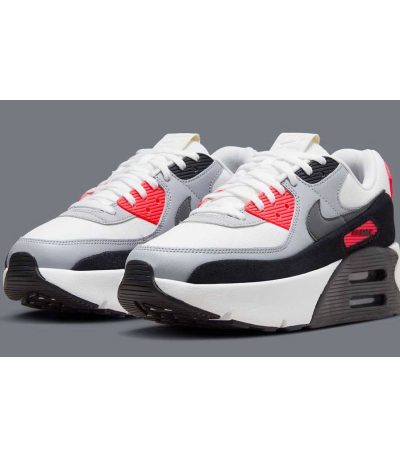 nike air max 90 double-stacked infrared  fd4328-100